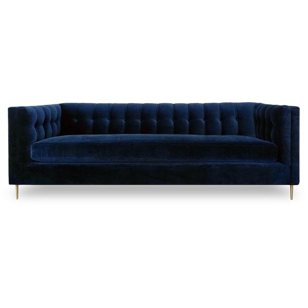 Jv Furniture Divano Chesterfield Classico A 3 Posti-image