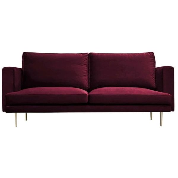 Divano A Tre Posti In Tessuto Soggiorno Design Divani Imbottiti Divani Italiani-image
