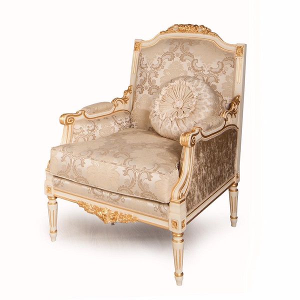 Poltrona Con Braccioli Design 74 X 85 X 100 Cm Jvmoebel-image
