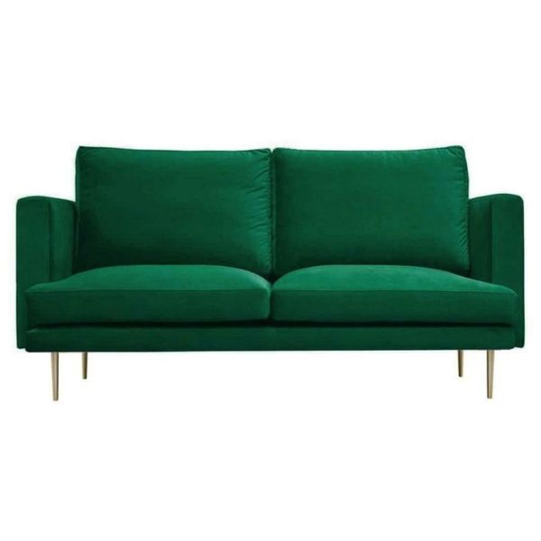 Divano Verde 2 Posti Mobili Creativi Nuovo Design Moderno Tessile Soggiorno Divani-image