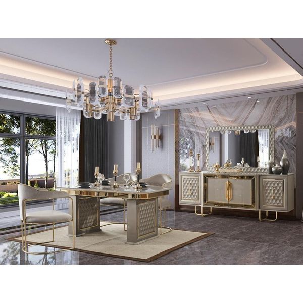 Set Sala Da Pranzo Tavolo Da Pranzo 4X Sedie Completo 5 Pezzi Jvmoebel-image