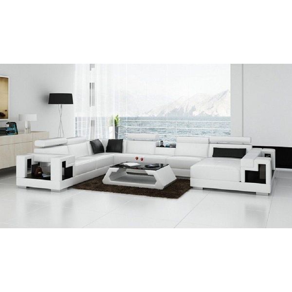 Set Soggiorno Divano Angolare Imbottito Tavolino Jvmoebel-image