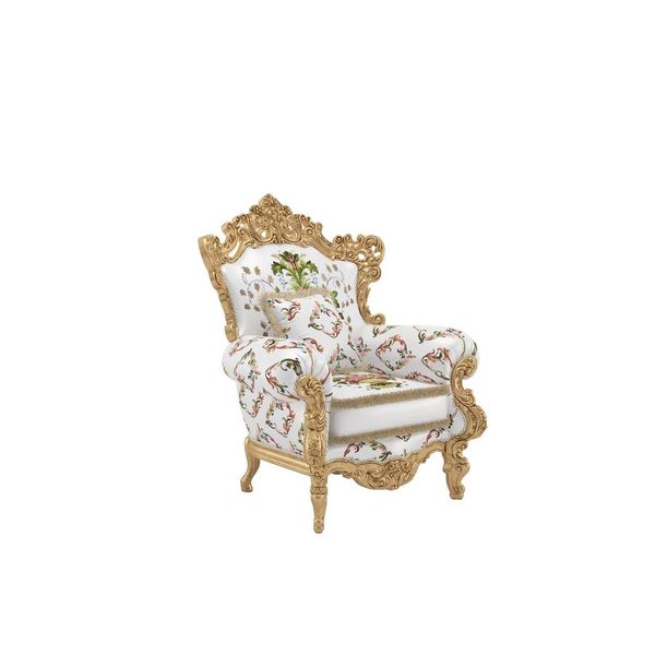 Poltrona Design Bianco 83 X 87 X 115 Cm Jvmoebel-image