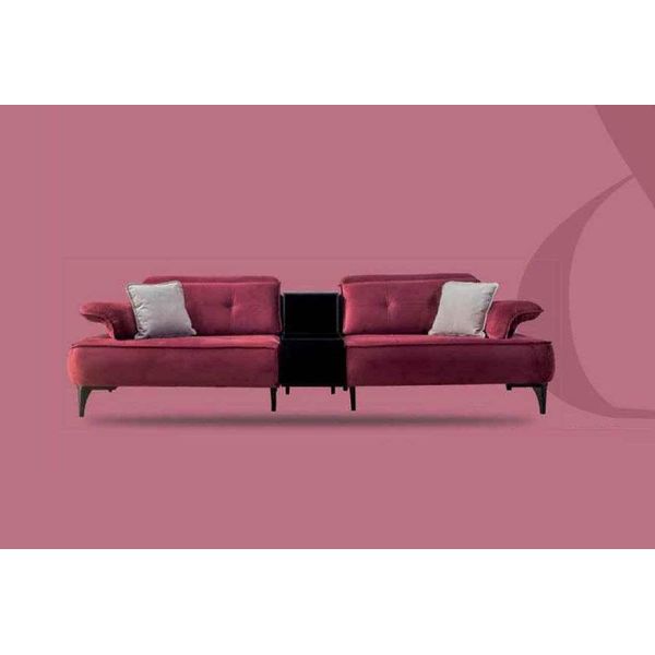 3 Posti In Tessuto Rosa Lusso 240 X 100 X 95 Jvmoebel-image