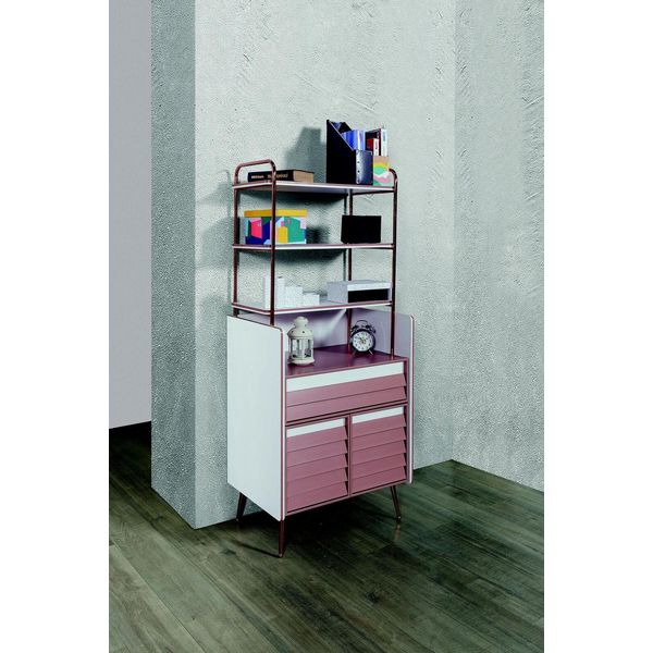 Libreria Multiuso Camera Giovani Armadio Legno Mobili Scaffali Nuovo-image