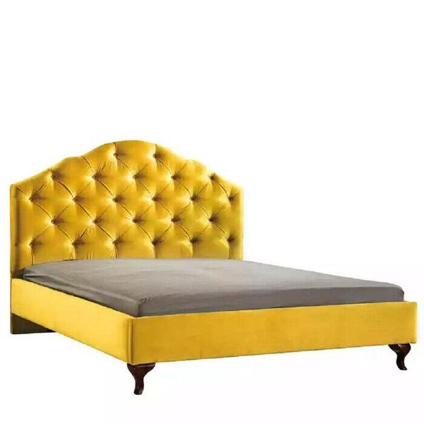 Camera Da Letto Letto Di Lusso Chesterfield Pulsanti Jvmoebel-image