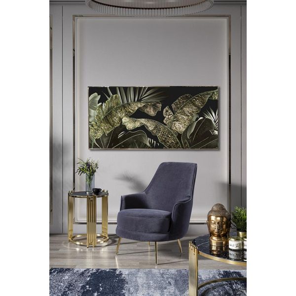 Poltrona Wing Chair Poltrona Cocktail Tessuto Soggiorno Poliestere Grigio Seduta Jvmoebel-image