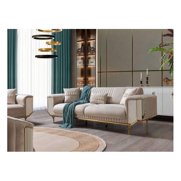 Lusso Divano 3 Posti Soggiorno Divani Design Divano Moderno Mobili-image