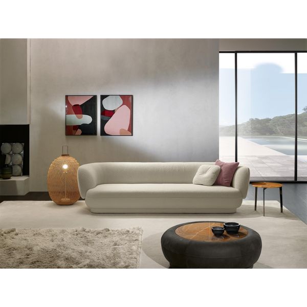 Lusso Divano Bianco A Tre Posti 3 Posti Design Moderno Divani Jvmoebel-image