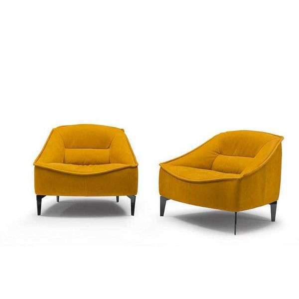 Seduta Imbottita Design Moderno Poltrona Relax In Pelle Soggiorno Jvmoebel-image