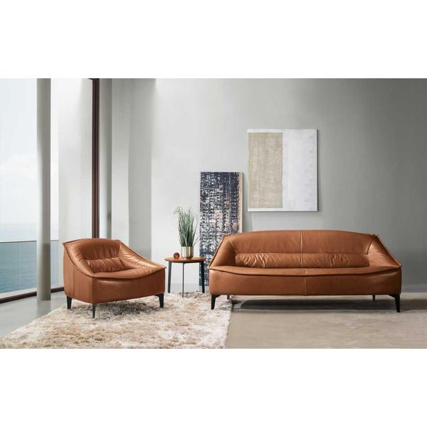 Seduta Imbottita Design Moderno Poltrona Relax In Pelle Soggiorno Jvmoebel-image