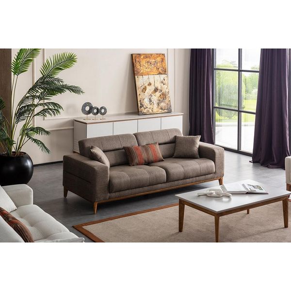 Luxus Wohnzimmer Divano Dreisitzer Divano Moderno Design Polstersofas Jvmoebel-image