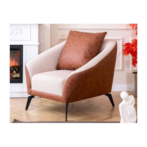 Lussuosa Poltrona Beige Poltrona Moderna A 1 Posto Mobili Da Salotto Jvmoebel-image