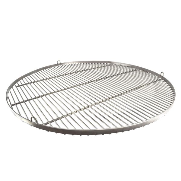 Griglia Round - 100 Cm In Acciaio Inox - Prodotto Artigianale - Made In Germany Con 3 Passanti Per Appenderla-image