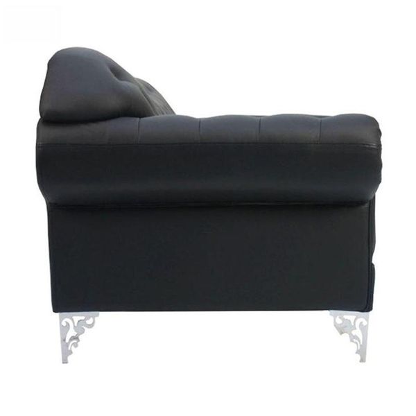Divano Chesterfield Divano Imbottito Tessuto Pelle Imbottitura Suite Divani Jvmoebel ®-image