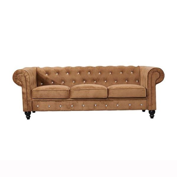 Marca Mobili Jvmoebel ® Divano Chesterfield Divano Tessuto Set Tessile Tessile-image