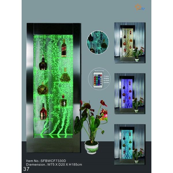 Designer Led Mensole Bar Muro D'acqua Bancone Scaffale Mobili Pareti D'acqua Scaffale Nuovo-image