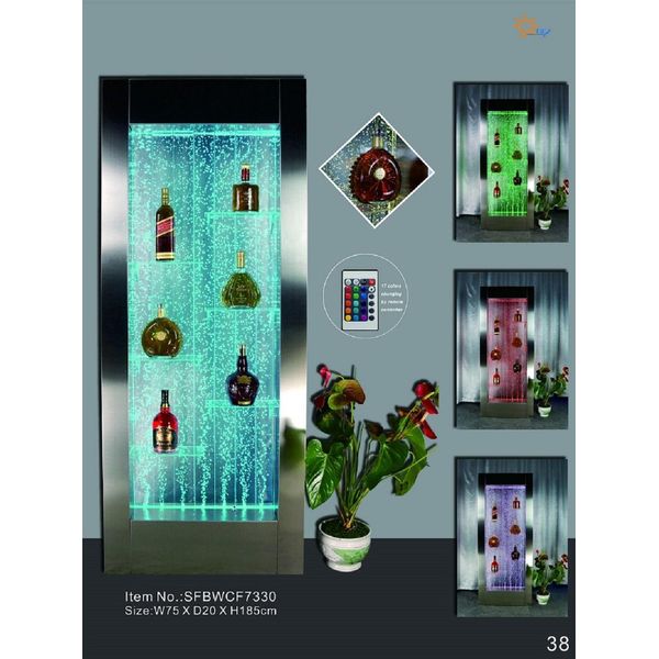 Led Acqua Parete Bar Scaffale Colonna Colonne Acqua Mensole Contatore Designer Partizione Xxl-image