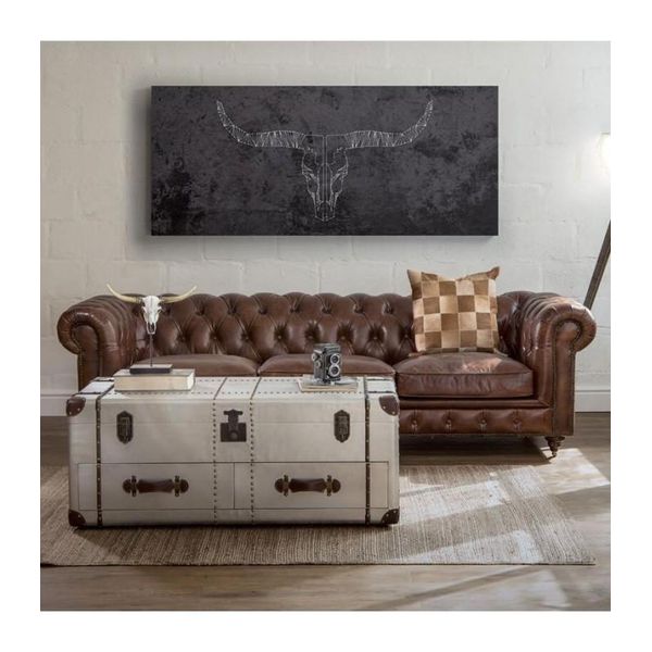 Divano Inglese Chesterfield Divano In Pelle Divani Divani A Tre Posti Rotelle Marrone-image
