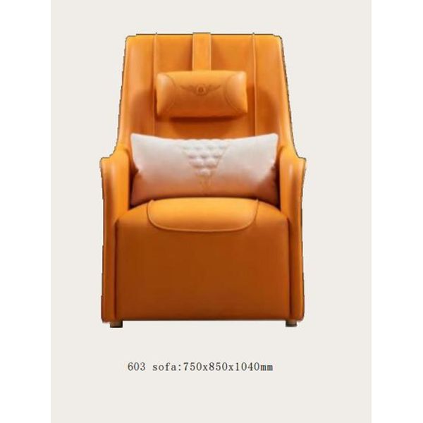 Poltrona Relax Lounge Club In Pelle Tappezzeria Design Divano Divano Di Lusso Mobili Nuovi-image