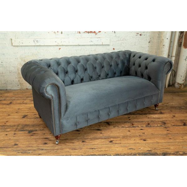 Divano Classico Da Salotto Chesterfield Mobili Divano Seduta Imbottitura Divani Divani-image