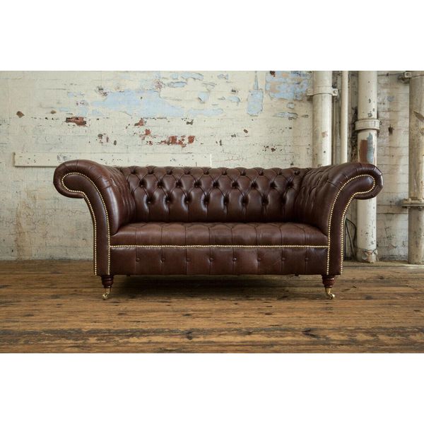 Mobili Classici Chesterfield Divano Salotto Divano Seduta Imbottitura Divani Divani-image