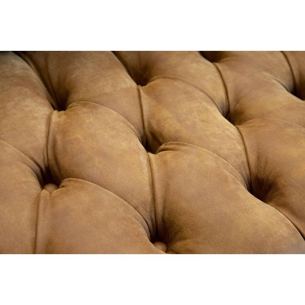 Divano Chesterfield Marrone Divano Tappezzato 4 Posti Divani Set Divani Nuovo-image