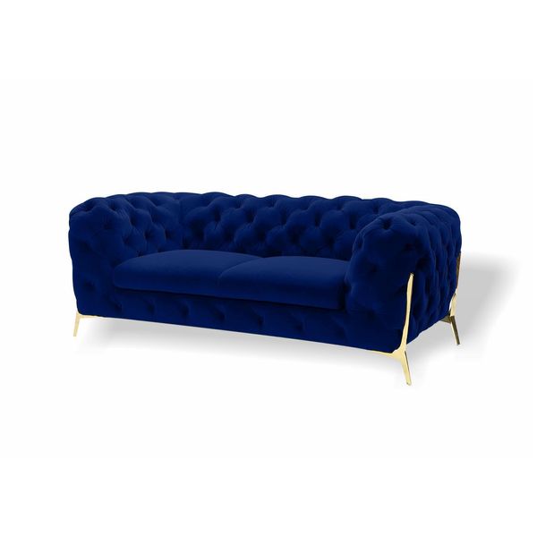 Divano 2 Posti Classico Chesterfield Divani Divani Tappezzeria Due Posti Seduta Nuovo-image