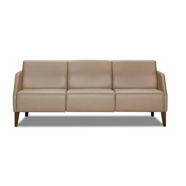 Soggiorno Beige A Due Posti Imbottito Divano Moderno In Tessuto A 2 Posti-image