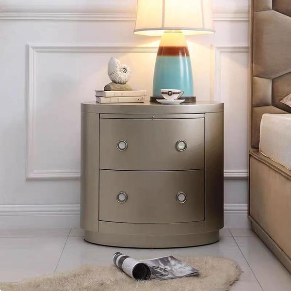 Tavoli Da Letto Consolle Camera Da Letto Cassettiera Legno Ovale Nuovo Tavolino-image
