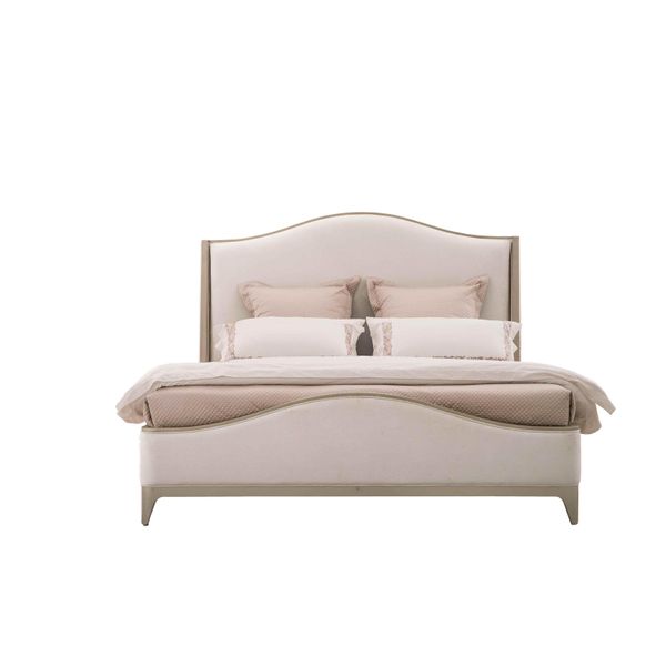Letto Letto In Tessuto Letto Imbottito Base Letto Camera Da Letto Matrimoniale Letto Matrimoniale Letti 180X200-image