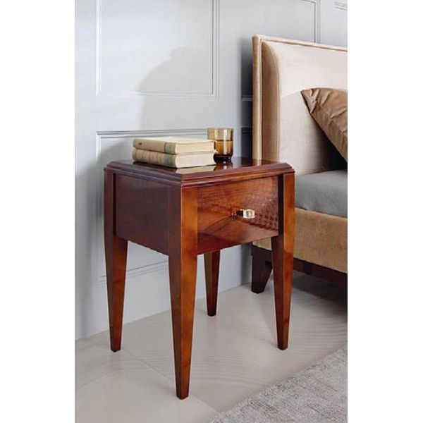 Comodino Comodini Consolle Tavolino Comodino Consolle Legno Design Moderno-image
