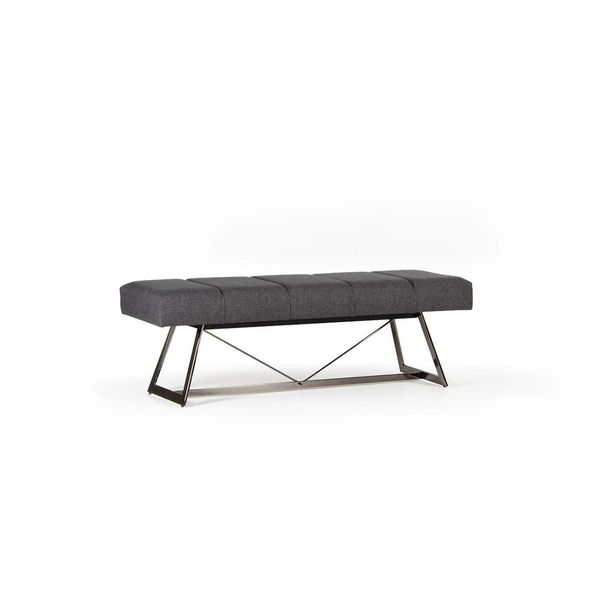 Panca Di Design Panca Imbottita Panca Moderna Sgabello Seduta Mobili Panche Tessuto Nuovi Mobili-image