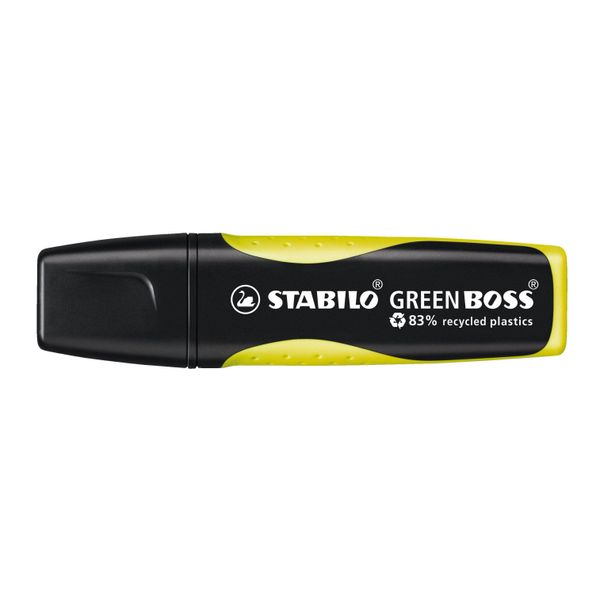 Stabilo® 6070/24 Evidenziatore Ecologico - Green Boss - Penna Singola - Giallo-image