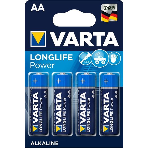 Varta 46815 Longlife Power LR6/AA (Mignon) (4906) - Batteria Alcalina Al Manganese (Alcalina), 1,5 V-image