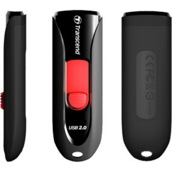 Transcend Jetflash 590 64GB Unità Flash Usb Usb Tipo A 2.0 Nero-image