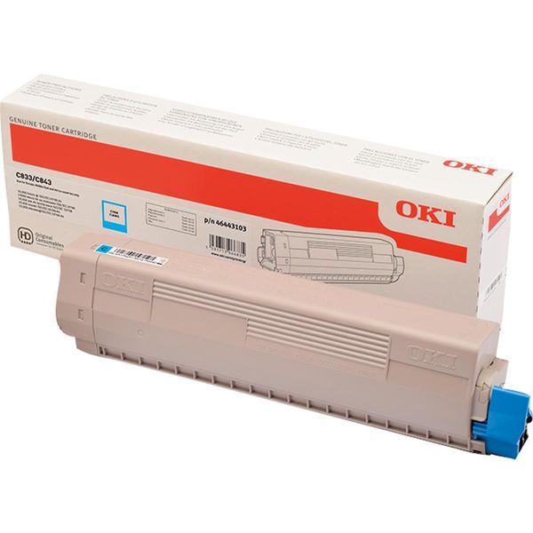 Oki 46443103 - 10000 Pagine - Ciano - 1 Pz-image
