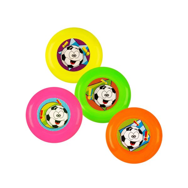 Frisbee Giocattolo PiñAta Accessorio 4 Pezzi Colorati 9 Cm - Taglia Unica-image