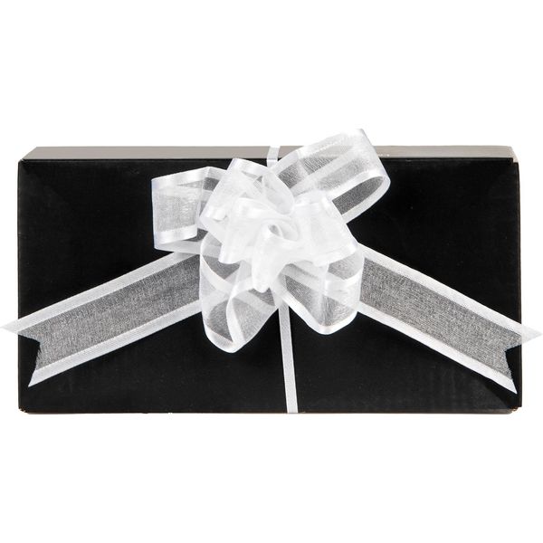 Fiocchi Di Organza Decorazione Natalizia 6 Pezzi Bianco 10Cm - Taglia Unica-image