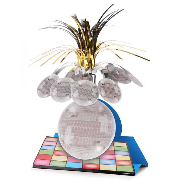 Decorazione Da Tavolo Per Feste, Disco Colorato 33Cm - Taglia Unica-image