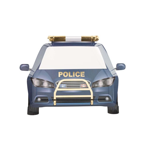 Piatto Di Carta Della Polizia 8 Pezzi 24 X 18 Cm - Taglia Unica-image