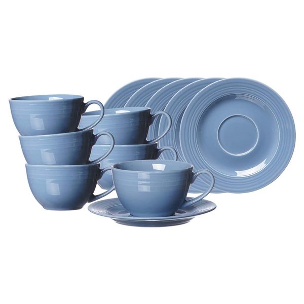 Ritzenhoff & Breker Kaffeetassen Mit Untertassen Levi 220 Ml 6Er Set-image