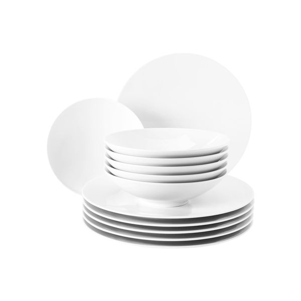 Seltmann Weiden Tafelservice Life Weiß 12Er Set-image