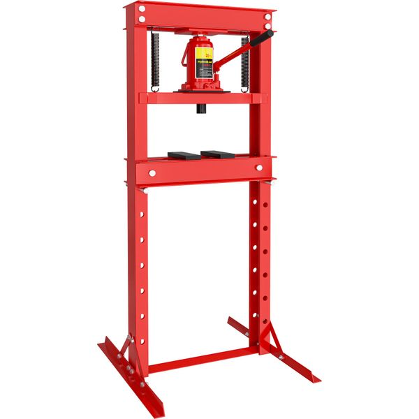 Pressa Da Officina Wiltec 20T, 500 Mm, Pressa Idraulica In Acciaio, Pressa A Telaio, Pressa A Cuscinetti Per Pressatura, Stampaggio, Formatura-image