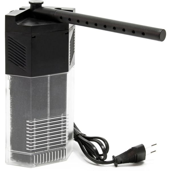 Sunsun JP-094 Filtro Interno Acquario Con Pompa 650 L/H 7W Filtro Angolare Xl Per Piccolo Acquario Fino A 80 L-image