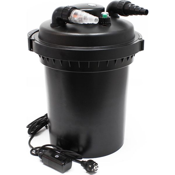 Sunsun CPF-380 Filtro A Pressione Per Laghetti 10.000 L/H / 11 W Unità Uvc, Filtro A Pressione Per Laghetti Fino A 12.000 Litri, Chiarificatore Per Laghetti, Sistema Di Filtraggio-image