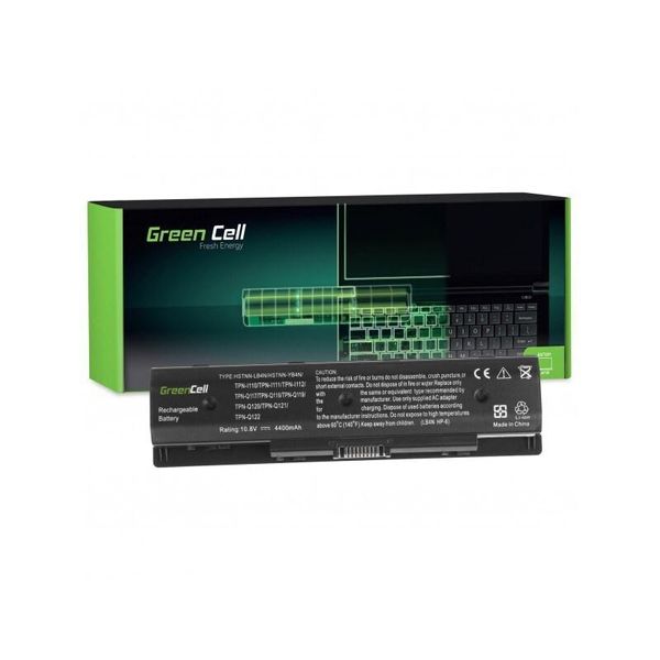 Green Cell - Batteria Per Computer Portatile (Equivalente A: Hp PI06) - Ioni Di Litio - 6 Celle - 4400 Mah - Nero - Per Hp Pavil-image