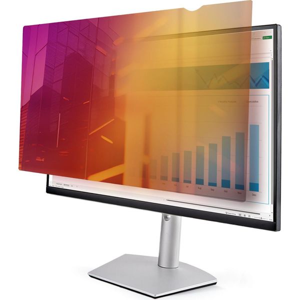 Startech.Com Schermo Per La Privacy Del Monitor D'oro Da 27 Pollici 16:9, Filtro Reversibile Con Maggiore Privacy, Filtro Di Sicurezza Per Computer Lucido, Schermo Protettivo/Scudo Rimovibile, +/- 30 Gradi-image