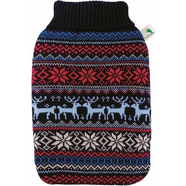 Bottiglia Dell'acqua Calda Da 1,8 Litri Con Copertura In Maglia, Bottiglia Dell'acqua Calda, Cuscinetto Termico, Norvegese-image
