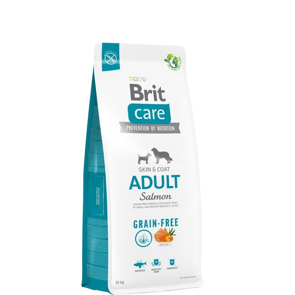 Brit Care Grain Free Adult Small & Medium Salmon 12 Kg-image